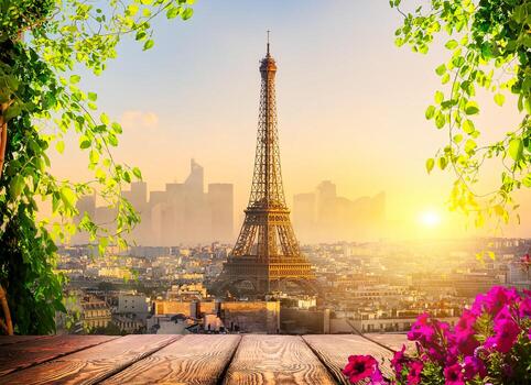 a-beautiful-picture-of-the-eiffel-tower-in-paris-the-capital-of-france-with-a-wonderful-background-in-wonderful-natural-colors-photo